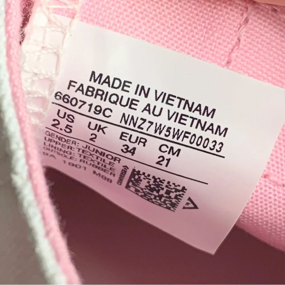 Girl’s Converse Translucent Rubber Sneakers